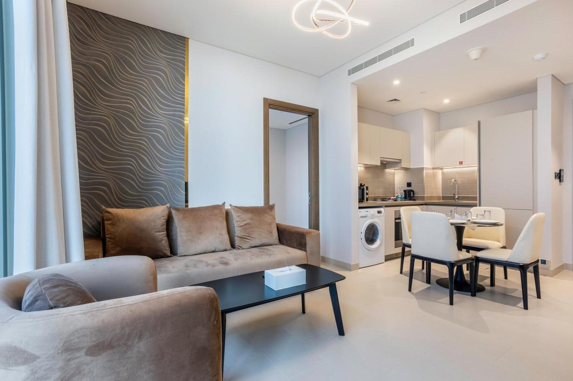 Stay By Latinem Luxury 1Br Plus Study Holiday Home Cv A2712 Near Downtown ドバイ エクステリア 写真