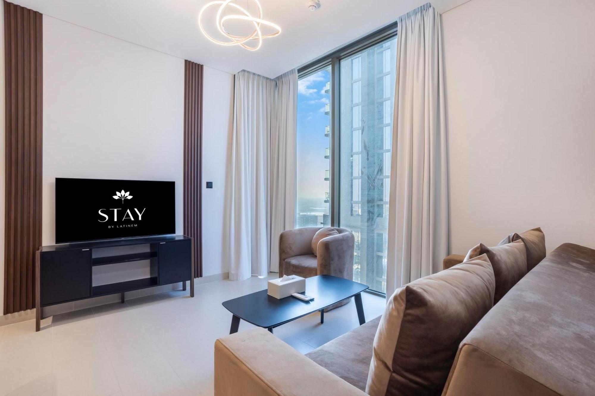Stay By Latinem Luxury 1Br Plus Study Holiday Home Cv A2712 Near Downtown ドバイ エクステリア 写真